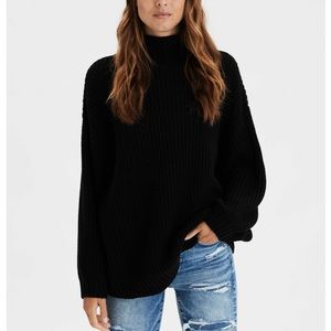 AE Mock Neck Oversized Sweater